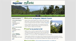 Desktop Screenshot of matarikiforests.co.nz